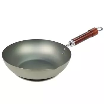 River Light Extreme Iron Frying Deep Iron Nitriding IH Rust Сделано в Японии K1428 Сковорода, кастрюля для жарки, 28 см, нитрид, обработка, совместимая, устойчивая, чёрный