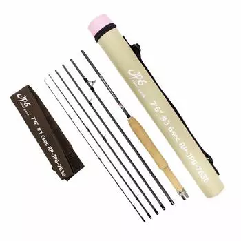 River Peak JP6 пакет удилище (7 6 #3) дымный черный