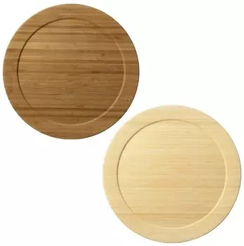 RIVERET тарелка обеденная L парная, можно мыть в посудомоечной машине, 24 см, белая/коричневая RV-406WB