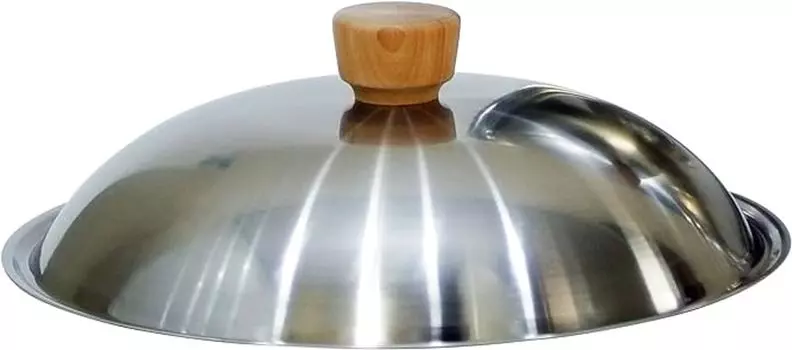 Riverlight J3128S Kyoku JAPAN Frying Pan, Lid, 11.0 inches (28 cm), Stainless Steel Cover, Made in Japan