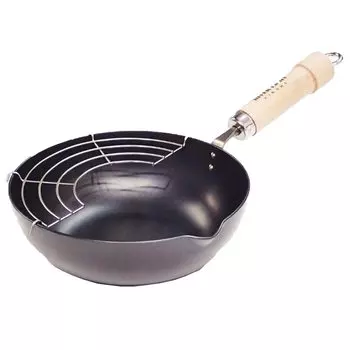 Riverlight Made in Japan One Hand Deep Frying Pot Frying Pan Kiwami JAPAN Black чёрный
