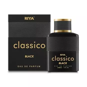 RIYA CLASSICO For Men & Women Парфюмированная вода-спрей с фруктовым янтарем 100 мл / Вечный аромат самооценки (Классический черный) 100 ml