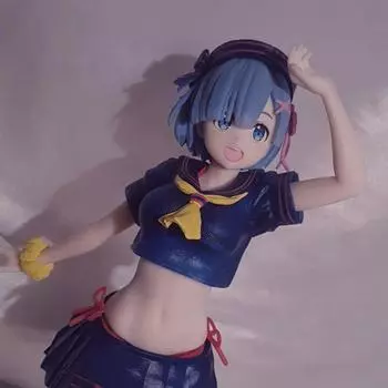 Rizero Rem Marine Look Swimsuit Beautiful Girl Figure