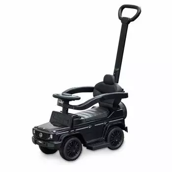 RiZKiZ Benz официально одобренная игрушка для верховой езды с ручным толкателем и ногой, двухсторонняя защита от падений, стопор для спинки сиденья, многофункциональная настройка