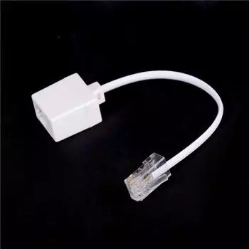 Rj11 6P4C мама к Ethernet Rj45 8P8C папа адаптер-переходник F/M кабель-телефон