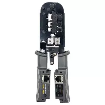 Rj45 щипцы сетевой кабельный тестер режущий инструмент для Cat7 Cat6 Cat5 Rj11 Rj12 Rj45 щипцы металлический зажим