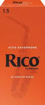 RJA2515 Rico Alto Saxphone Reed 25 штук D Addario Woodwinds/RICO 1.5