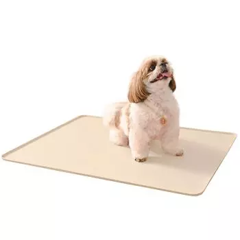 RK Pet Eating Mat силиконовый коврик большой широкий силиконовый контроль качества сертифицированный коврик для кормления туалетная простыня тонкая собака кошка домашнее животное простыня туалет слоновая кость