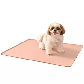 RK Pet Eating Mat силиконовый коврик большой широкий силиконовый контроль качества сертифицированный коврик для кормления туалетная простыня тонкая собака кошка домашнее животное простыня туалет фламинго розовый