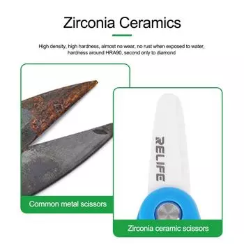 RL-102A Многофункциональные мини-изолированные керамические ножницы для iPhone Samsung, инструменты для резки кабеля аккумулятора, инструменты для ремонта телефонов