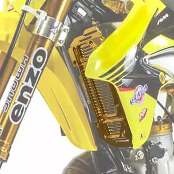 RM250 RM125 Аксессуары для мотоциклов Решетка радиатора Защитная крышка для Suzuki RM 250 1996-2006 RM 125 2001-2008 чёрный