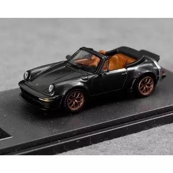 РМ 1:64 Серый Singer 930 Turbo Study Кабриолет Модель Литой Металлический Автомобиль Новая Коллекция