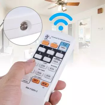 RM-F989+2 Пульт дистанционного управления вентилятором Быстродействующий пульт дистанционного управления охлаждающим вентилятором Удобное и эффективное двойное управление вентилятором