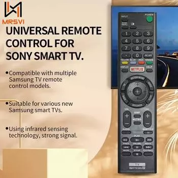 RMT-TX100U Универсальный пульт дистанционного управления для Sony-TV-Remote для всех телевизоров Sony Bravia LCD LED HD Smart TV с кнопками Netflix