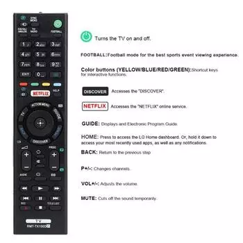 Rmt-Tx102D Пульт дистанционного управления для телевизора Sony Smart TV Rmt Tx102D Rmt-Tx100D Rmt-Tx102U