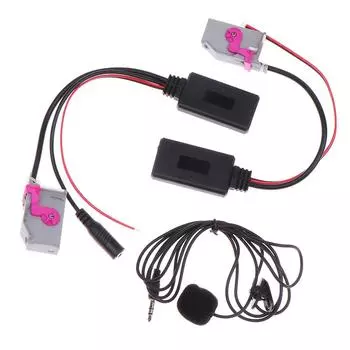 Rns-e Bluetooth AUX адаптер Музыка MP3 Aux-IN аудио кабель микрофон Handsfree для A3 A4 A8 TT R8 RNS-E 32Pin