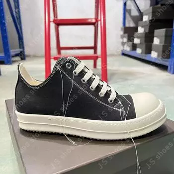 Ro Outdoor Black Canvas Low Top Shoe Tassel Style Sneaker Classic Design Men Sneakers Genious Lace Up Women Casual Shoes 34