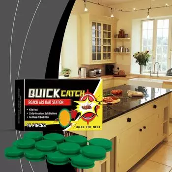 Roach BaitStation;Мазь от тараканов; Инсектицидная приманка для домашнего использования. One Size