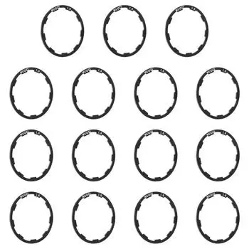 Road Bicycle Hub Washer Aluminium Alloy 1.0/1.5/1.85/2.0/2.18/2.35/2.5mm MTB Bike Bottom Bracket Washer Flywheel Cassette Gasket