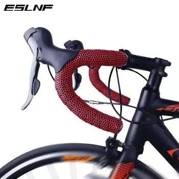Road Bike Handle Bar Tape Cycling Breathable Handlebar Tape Strap Anti Slip Handle Belt Gradient RB Bar Wrap чёрный