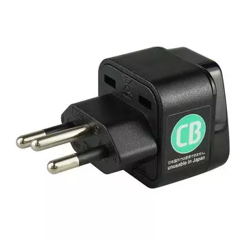 ROAD WARRIOR Переходник для путешествий за границу Eleplug CB Type 10A 250V Переходник для вилки Исключение Применение Одобренный продукт (Бразилия и т.д.)