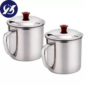 Roamtic Fason Кухонная кружка Пивная стальная кружка для кемпинга, кофе, чая, путешествий, 480 мл, чашка с ручкой из нержавеющей стали