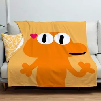 Roblox Rainbow Friends Flannel Blanket Office Sofa Bed Warm Soft Winter Blanket S