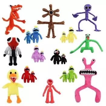 Roblox Rainbow Friends, плюшевые игрушки, кавайные мультяшные мягкие плюшевые куклы, подарки для детей 31cm