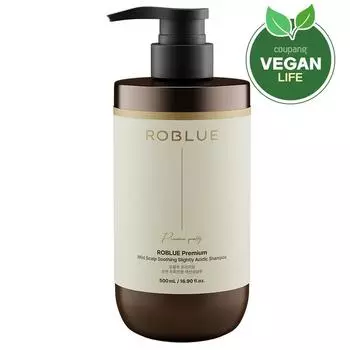Roblu Premium Mild Scalp Soothing Mildly Acidic Shampoo, 500ml, 1 pack