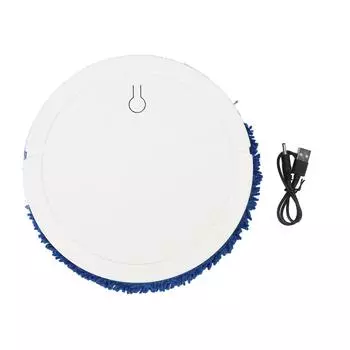 Робот для мытья полов, малошумный, интеллектуальный, позволяет избежать препятствий, влажный, сухой, машина для мытья полов двойного назначения Black