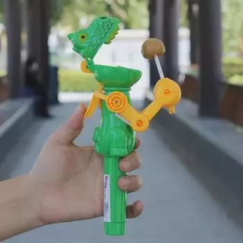 Робот-игрушка с большим ртом и кошачьей мятой, поедающий конфеты, ко Дню защиты детей