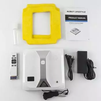 Робот-мойщик окон, роботизированный робот для безрамного стекла, высокое всасывание 3000 Па, электрический умный пылесос, автоматическая мойка-стеклоочиститель