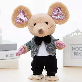 Робот, музыкальная мышь, игрушки, танцевальный разговор, электронная плюшевая мышь, управление звуком, интерактивные мыши, поют песни, животные для детей, подарок на день рождения