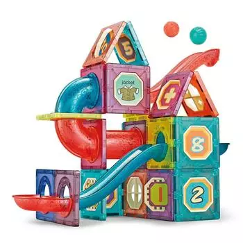 ROBOT PLAZA Magnetic 72 Магнитные развивающие игрушки на день рождения для начальной школы Блоки, детали, игрушки, дети, мальчики, девочки, подарки, студенты,