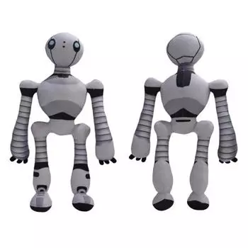 Робот плюшевая игрушка 13 дюймов мягкая игрушка животное регулируемые руки ноги подарок для детей обнимающийся робот компаньон для любителей роботов подарки 1pc