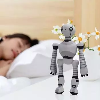 Робот плюшевая игрушка 13 дюймов мягкая игрушка животное регулируемые руки ноги подарок для детей обнимающийся робот компаньон для любителей роботов подарки 1pc