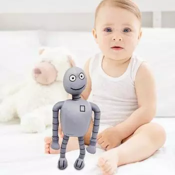 Робот плюшевая игрушка 14 мягкая хлопковая плюшевая кукла с регулируемыми руками и ногами, подвижная