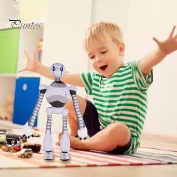 Робот плюшевая кукла интерактивная мягкая игрушка животное подвижные плюшевые роботы мягкие обнимающиеся подарок для детей на Рождество дни рождения белый