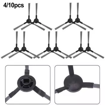 Робот-пылесос Боковая щетка Черный 4pcs