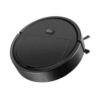 Робот-пылесос черного цвета, высокоэффективный пылесос с интеллектуальной навигацией, резервированием времени, установкой подметающего и моющего робота для дома