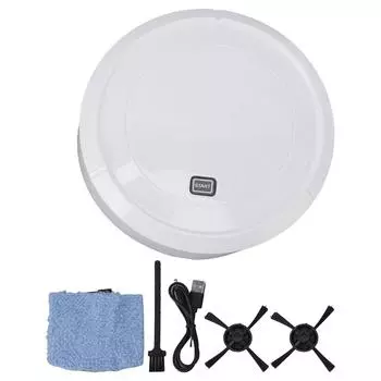 Робот-пылесос для подметания и мытья полов 3 в 1 с зарядкой через USB для дома