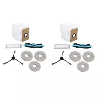 Робот-пылесос с боковой роликовой щеткой, фильтры, тканевые фильтры для швабры, запасные части, фильтрующие мешки для пыли, пылесос A