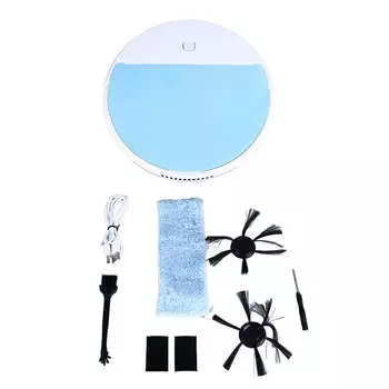 Робот-пылесос с легким мощным всасыванием, перезаряжаемый беспроводной автоматический интеллектуальный подметальный робот для пола и ковров