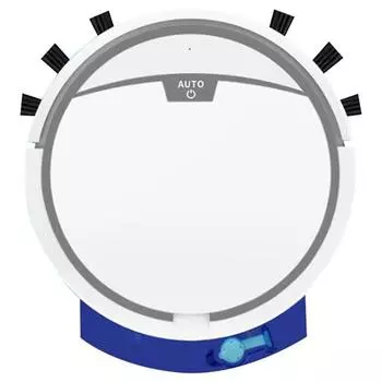 Робот-пылесос Smart APP с дистанционным управлением, беспроводная машина для уборки пола, пылесос для влажной и сухой уборки белый