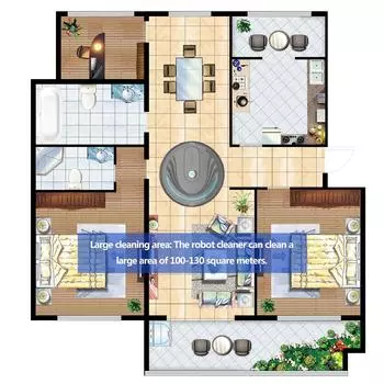 Робот-пылесос Sweeper Robot с зарядкой от USB 1000 Па (белый)