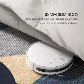 Робот-пылесос Xiaomi Mijia G1 2200Pa, всасывающая домашняя подметальная машина, пылесос для пола, приложение