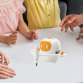 Робот-рисунок с 252 карточками для обучения и развлечения белый