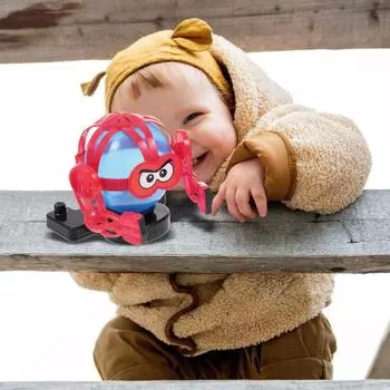 Робот с дистанционным управлением для битвы с воздушными шарами, 20 воздушных шаров, дуэльная игра для 2 игроков, лопание воздушных шаров, интерактивная игрушка для родителей и детей «Человек-бомбардировщик» A