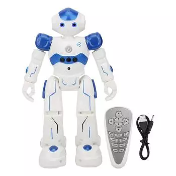 Робот с дистанционным управлением, игрушка, поющий, танцующий, электрический робот, обучающая игрушка для детей, ChildrenBlue