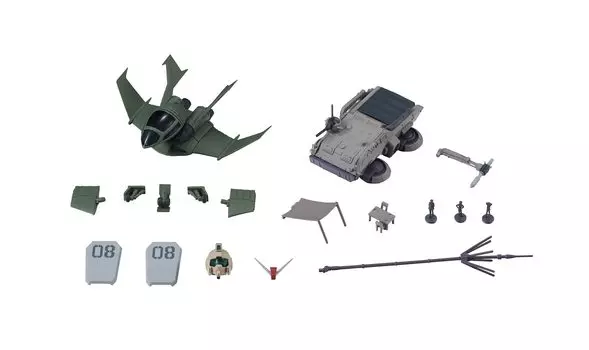ROBOT Spirits Mobile Suit Gundam 08th MS Platoon 08th MS Platoon Option Parts Set 02 Made by ABS BAS63296 [SIDE MS] ver. A.N.I.M.E.